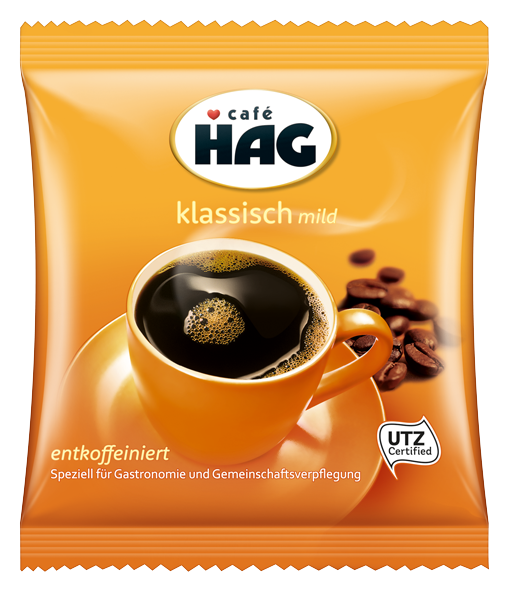 Kaffee HAG klassisch mild Kaffee 60g Portionsbeutel