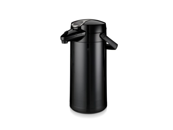 Isokanne Airpot Furento 2,2 Liter schwarz mit Glaseinsatz Bild 1