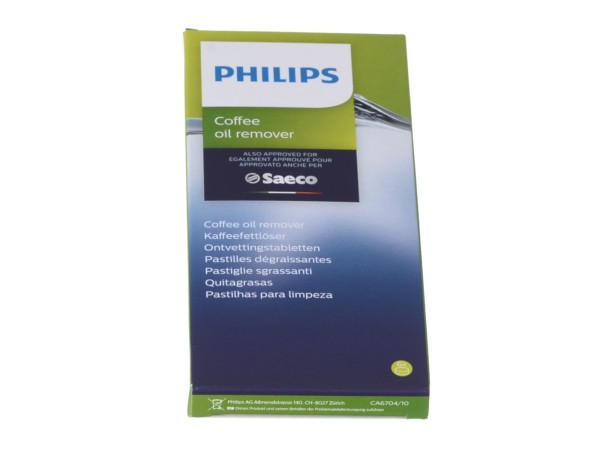 Philips Saeco Reinigungstabletten CA6704/10 Kaffeefettlöser 10 Stück x 1,6g Bild 1