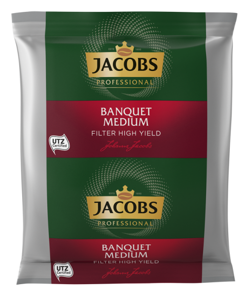 Jacobs Banquet Medium HY Kaffee 60g Portionsbeutel